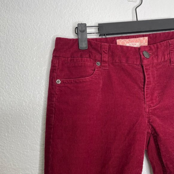 J.Crew Women's Size 0R Red Corduroy Bootcut Pants - Picture 7 of 14